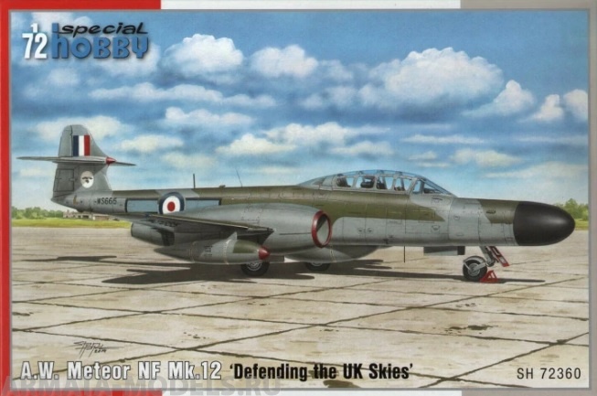 SH72360 Самолёт A.W. Meteor NF Mk.12 Special Hobby