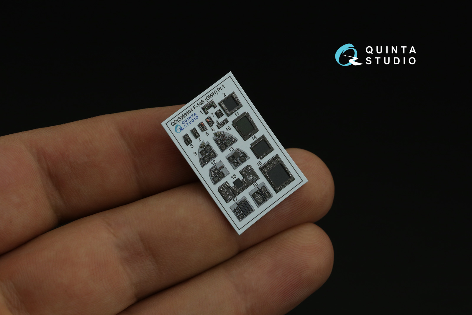 QDS-48404 3D Декаль интерьера кабины F-14B (GWH) (Малая версия)