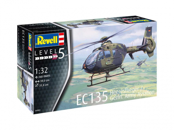 04982 Вертолет Ec135 немецкая армия Revell