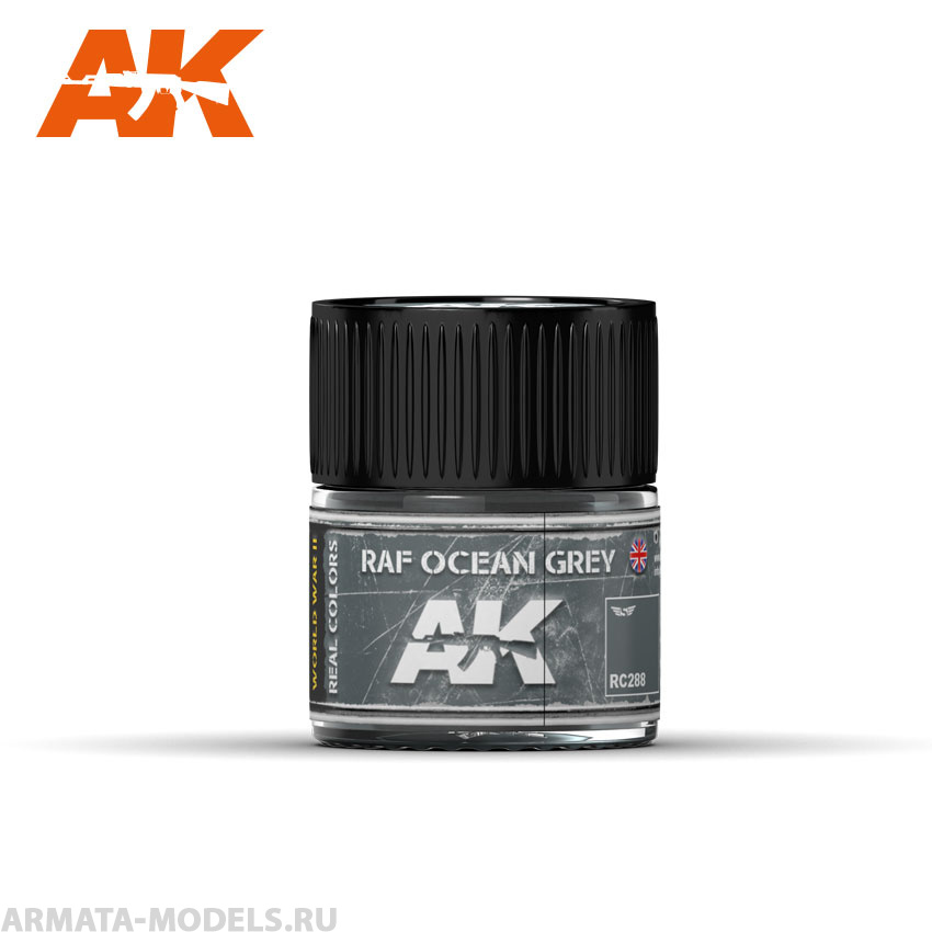 RC288 Краска Real Colors RAF Ocean Grey - 10ml