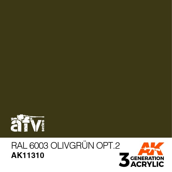 AK11310 Краска акриловая 3Gen RAL 6003 Olivgr?n opt.2