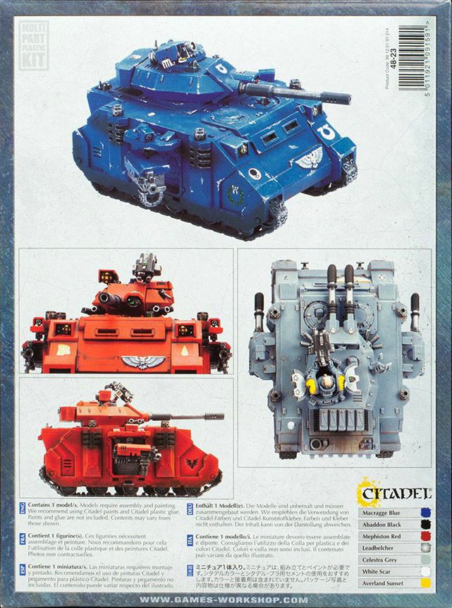 48-23GW Набор Танк Хищник Космодесанта (Space Marines Predator)