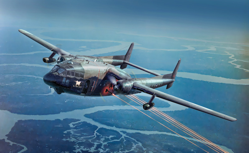 1468ИТ AC-119K STINGER Italeri