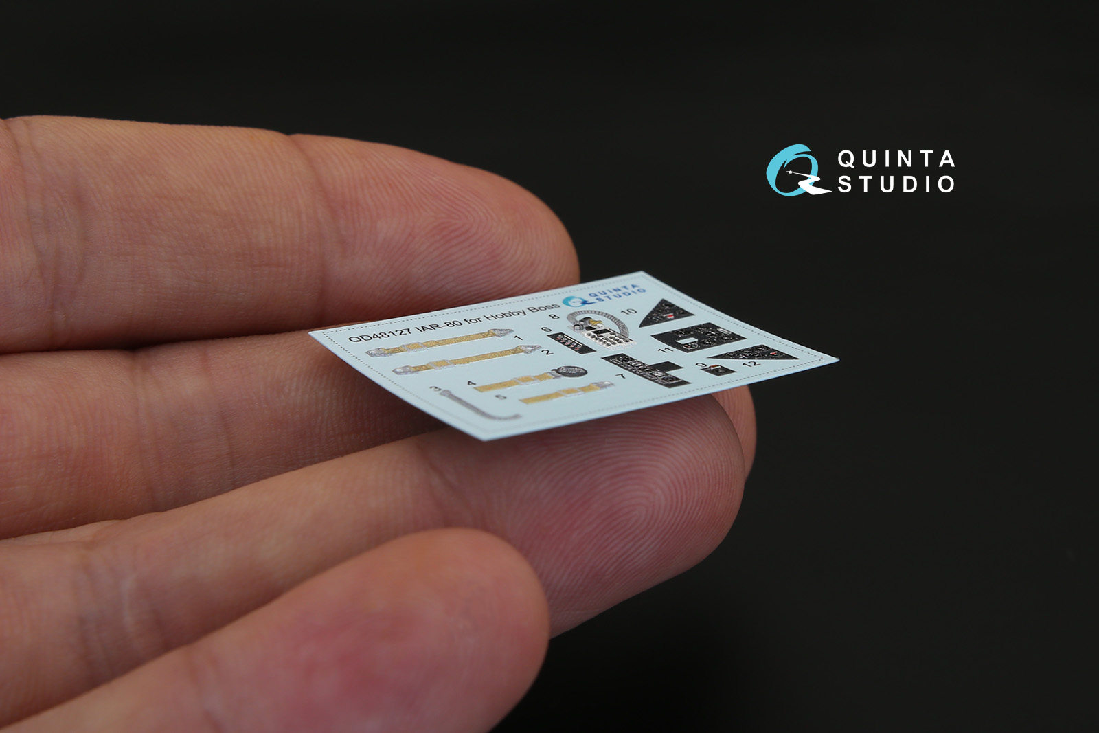 QD48127 1/48 3D Декаль интерьера кабины IAR-80 (для модели HobbyBoss)