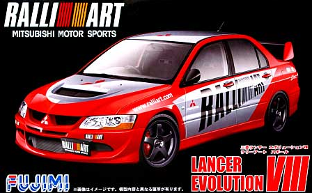 FU03817 Mitsubishi Lancer VIII RALLIART Fujimi