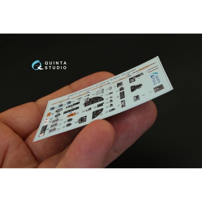 QD48100 1/48 3D Декаль интерьера кабины Ил-4 (для модели Xuntong)