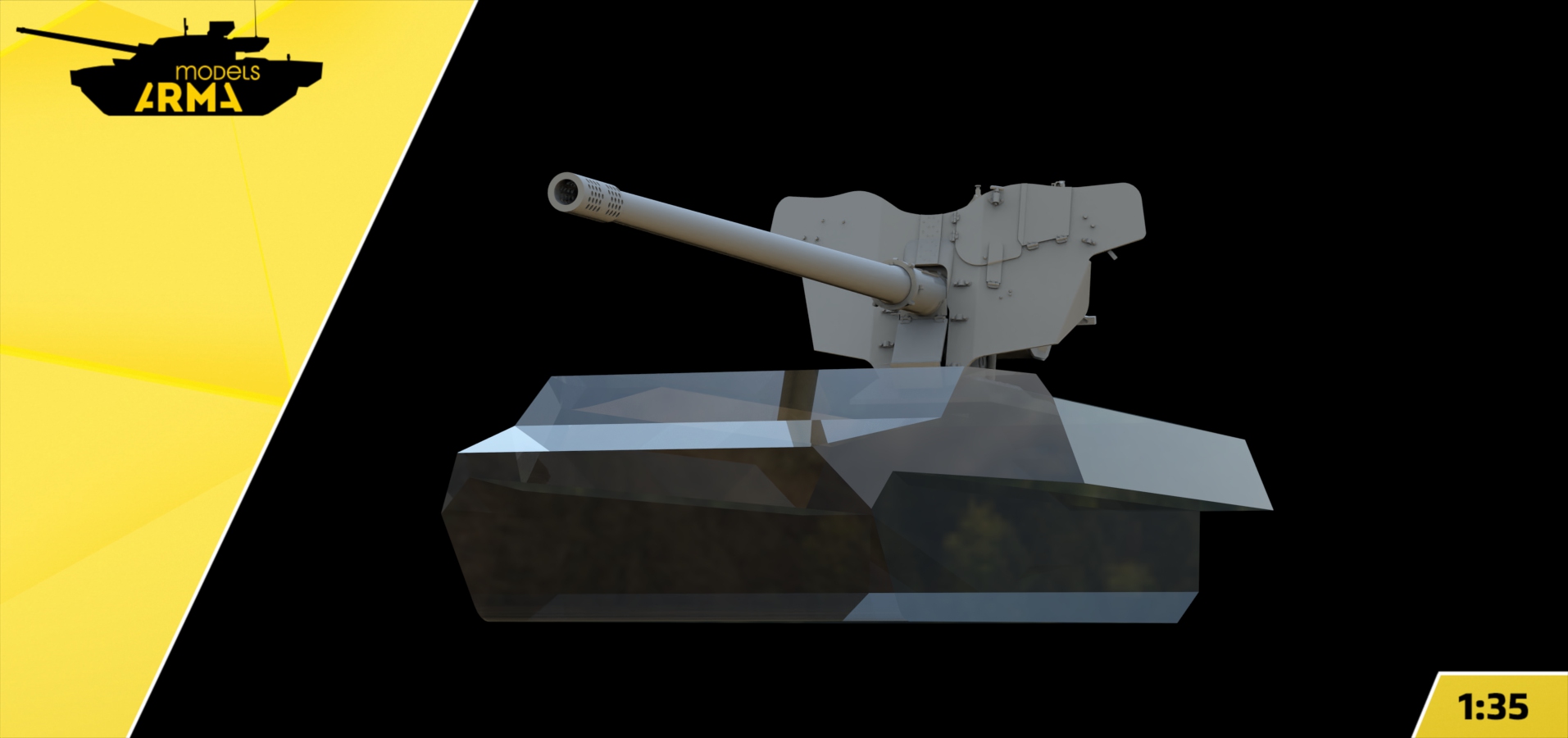 AM35974 100-мм противотанковая пушка МТ-12 Рапира на МТ-ЛБ (Не для свободной продажи) Arma Models