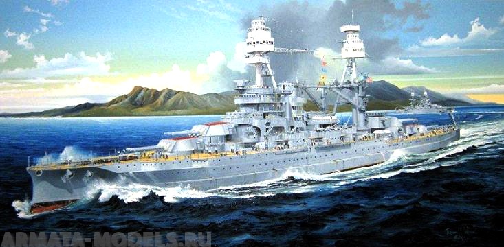 03701 Корабль  BB-39 Аризона  Trumpeter