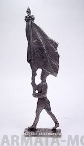 Н-17-011 Знаменосец Президентского полка. На параде Солдатики "Ура"