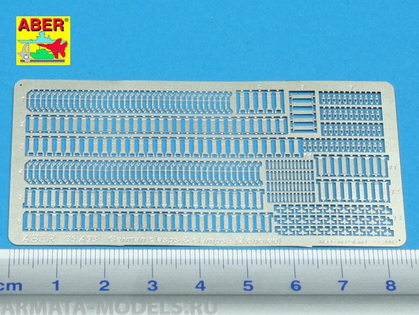 ABR-35-A93  Дополнения для  German clamps & clasps (2 choice) для  1/35