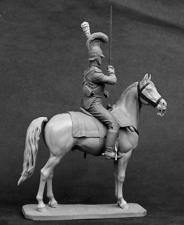 CHM-54256. Офицер саксонского кирасирского полка Фон Цастров 1810-13 гг. 54 смола. Chronos Miniatures