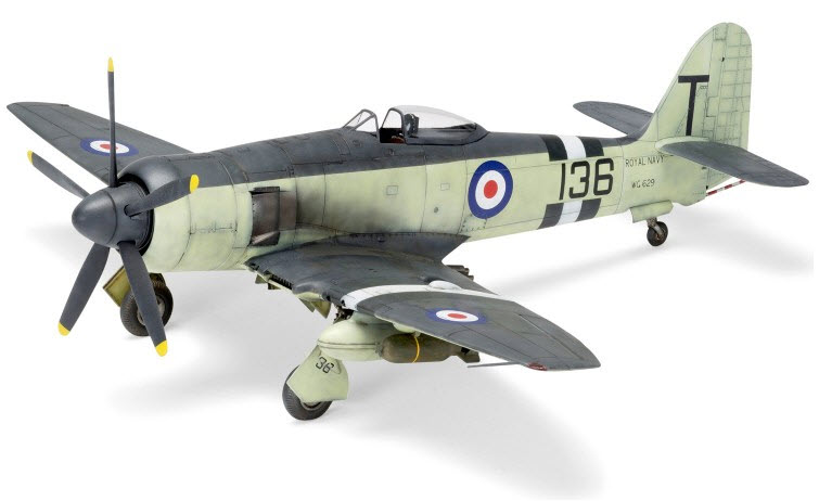 A06105 Сборная модель Самолета Hawker Sea Fury FB.11 Airfix