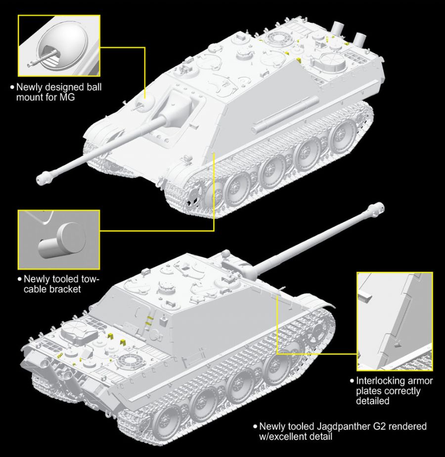 6609Д Немецкий истребитель танков Jagdpanther Ausf.G2 Dragon