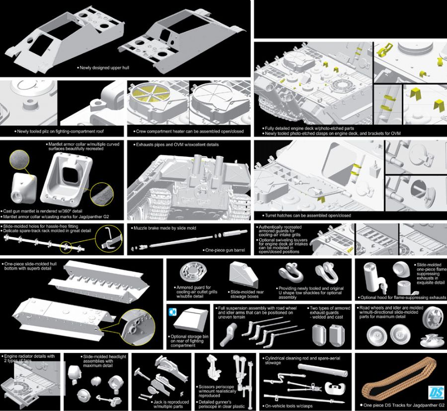 6609Д Немецкий истребитель танков Jagdpanther Ausf.G2 Dragon