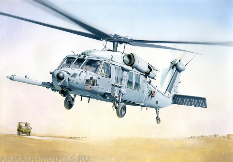 2666ИТ Вертолет MH-60K Blackhawk SOA Italeri