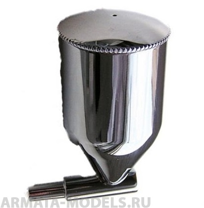 1524 Емкость с крышкой,  13 мл,трубка 90 градусов, металл