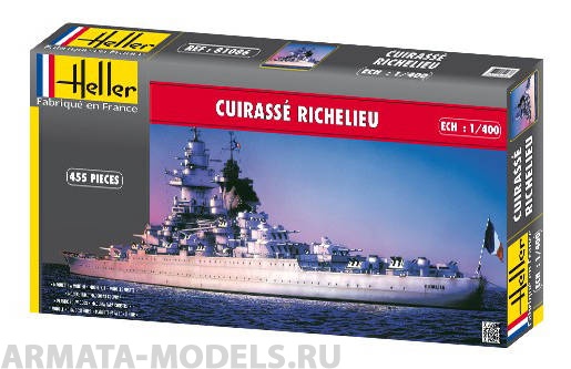 81086 Линкор  Ришелье (1:400) Heller