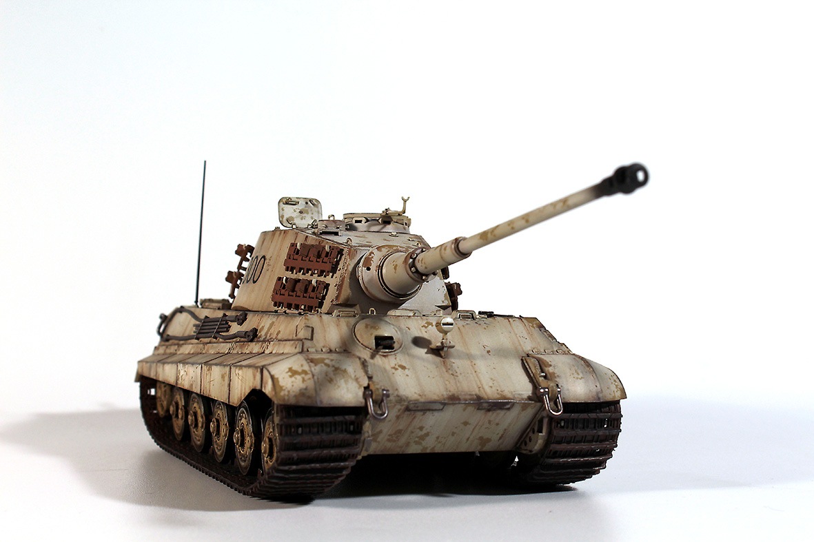 35363 Pz.Kpfw.VI Ausf.B Королевский тигр с башней Хеншель (позднего производства), Германский тяжелый танк ICM