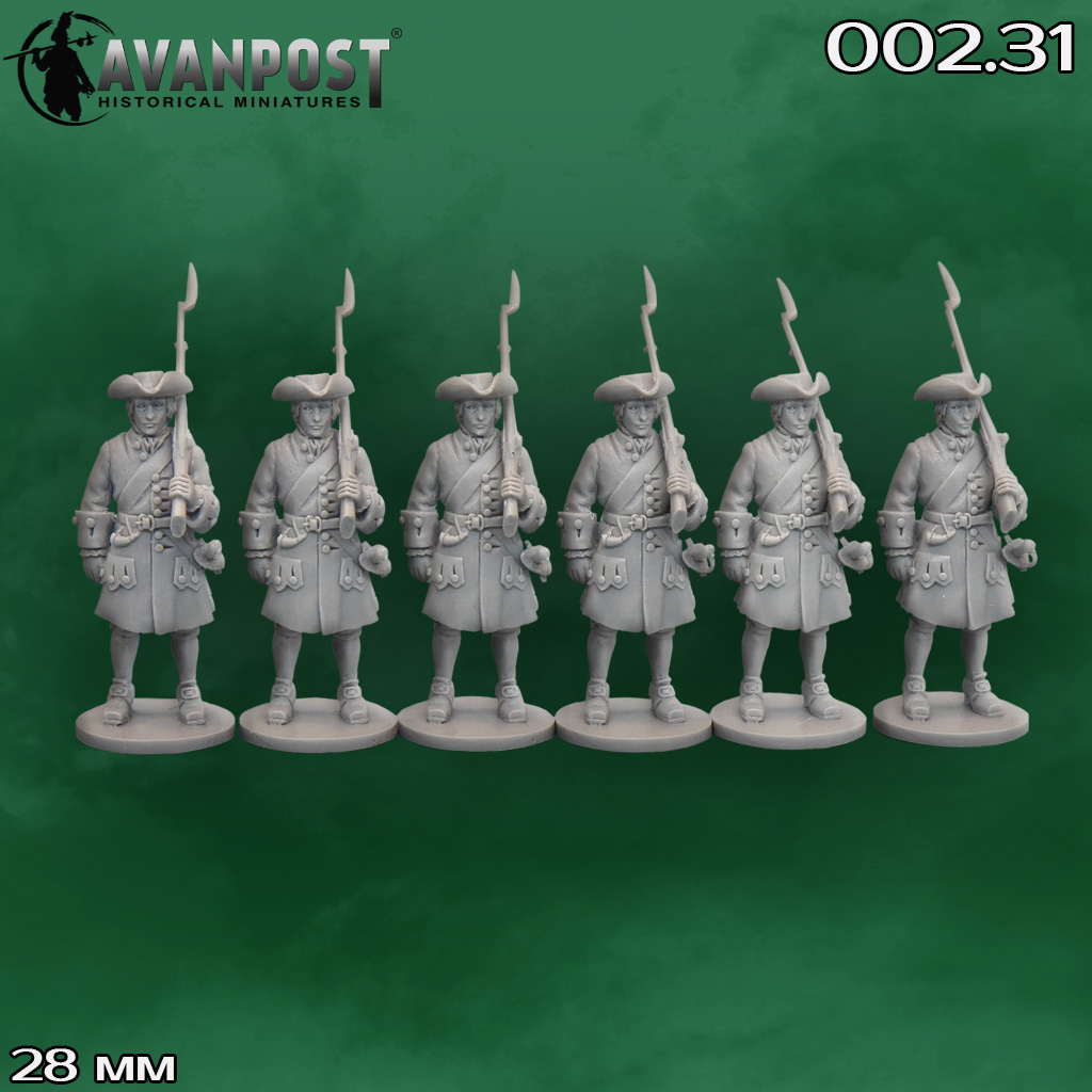 002.31АП Русские мушкетёры, 1704-1721 Аванпост