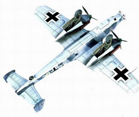 72302 Do-215 В-5, германский ночной истребитель ICM