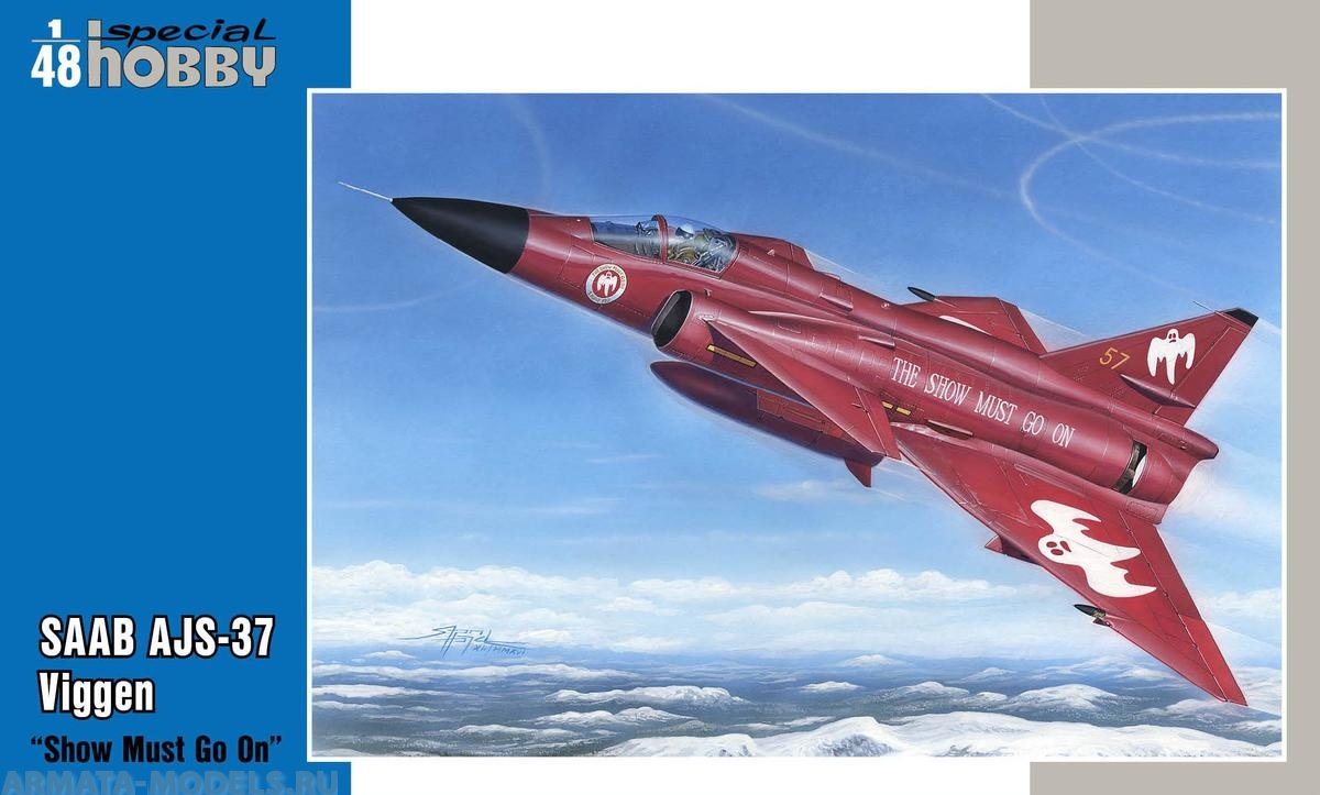 SH48188 SAAB AJS-37 Viggen Show must go on Special Hobby