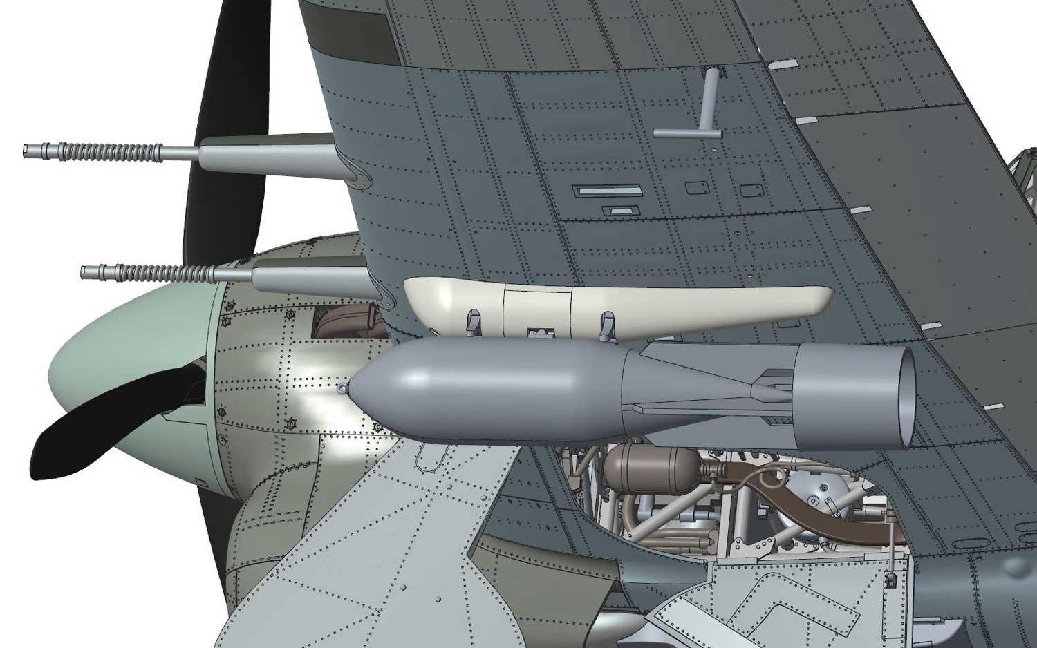 A19003  САМОЛЕТ HAWKER TYPHOON MklB Airfix