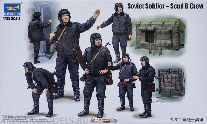 Набор фигурок Солдаты Soviet Soldier - Scud B Crew (1:35) Trumpeter