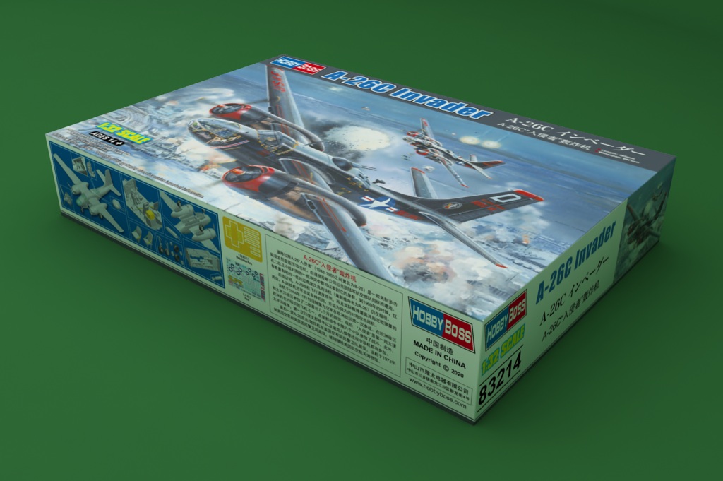 83214HB Американский бомбардировщик A-26C Invader Hobby Boss