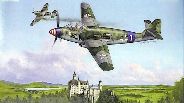 02849 Самолёт  Messerschmitt Me 509 Trumpeter