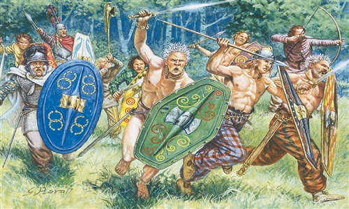 6022ИТ Солдатики GAULS WARRIORS (10013160/251219/0576192, ИТАЛИЯ ) Italeri