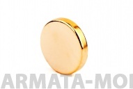 1212105MG Неодимовый магнит диск 8х1.5 мм, золотой