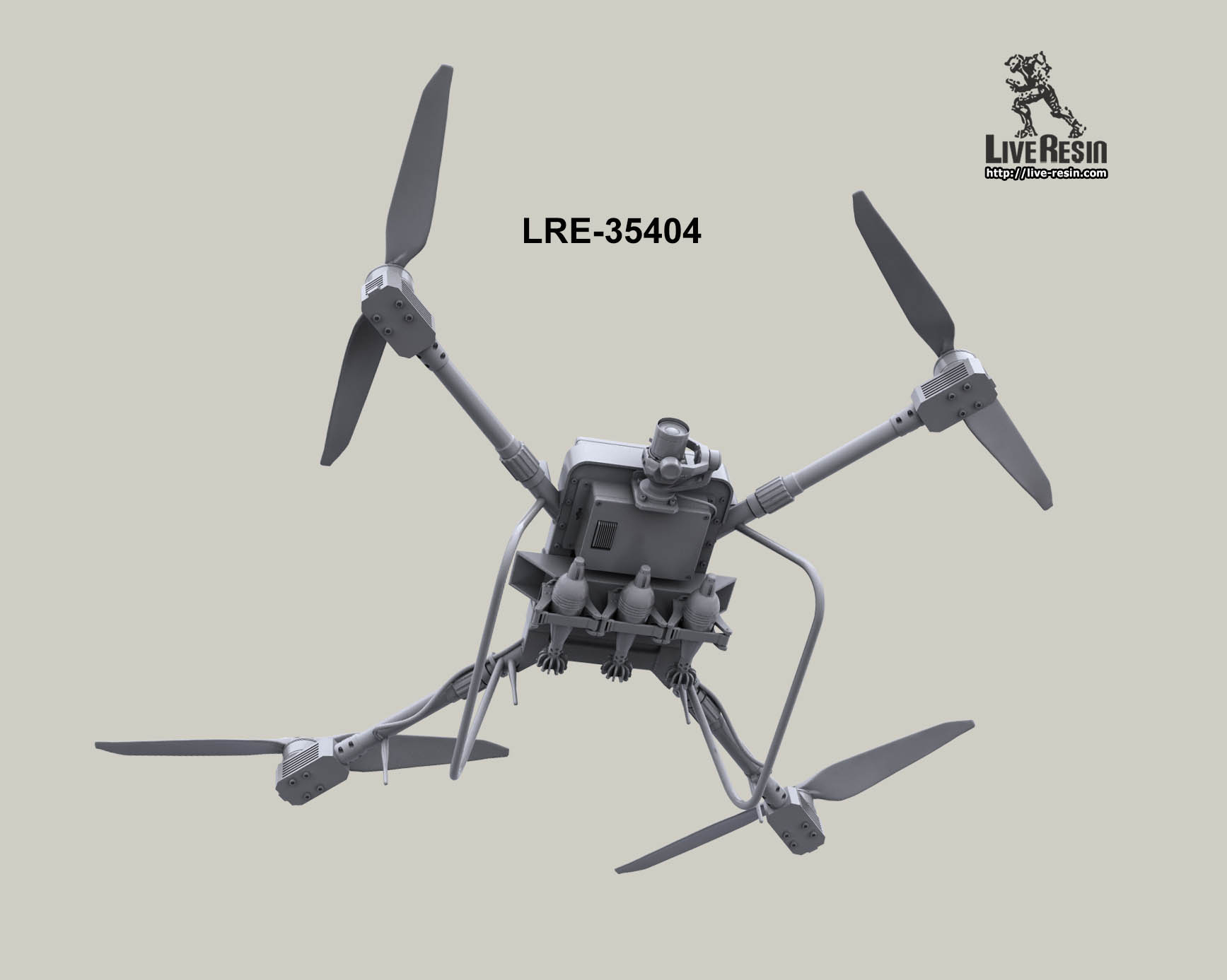 LRE35404 Промышленный агро дрон со сбросами 82 мм (Не для свободной продажи) Live Resin