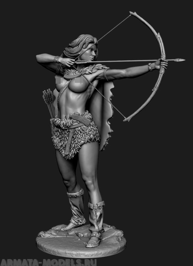 CHM-120.007. Миры Фэнтези: Венера Палеолита. 120 мм. Материал -смола. Chronos Miniatures