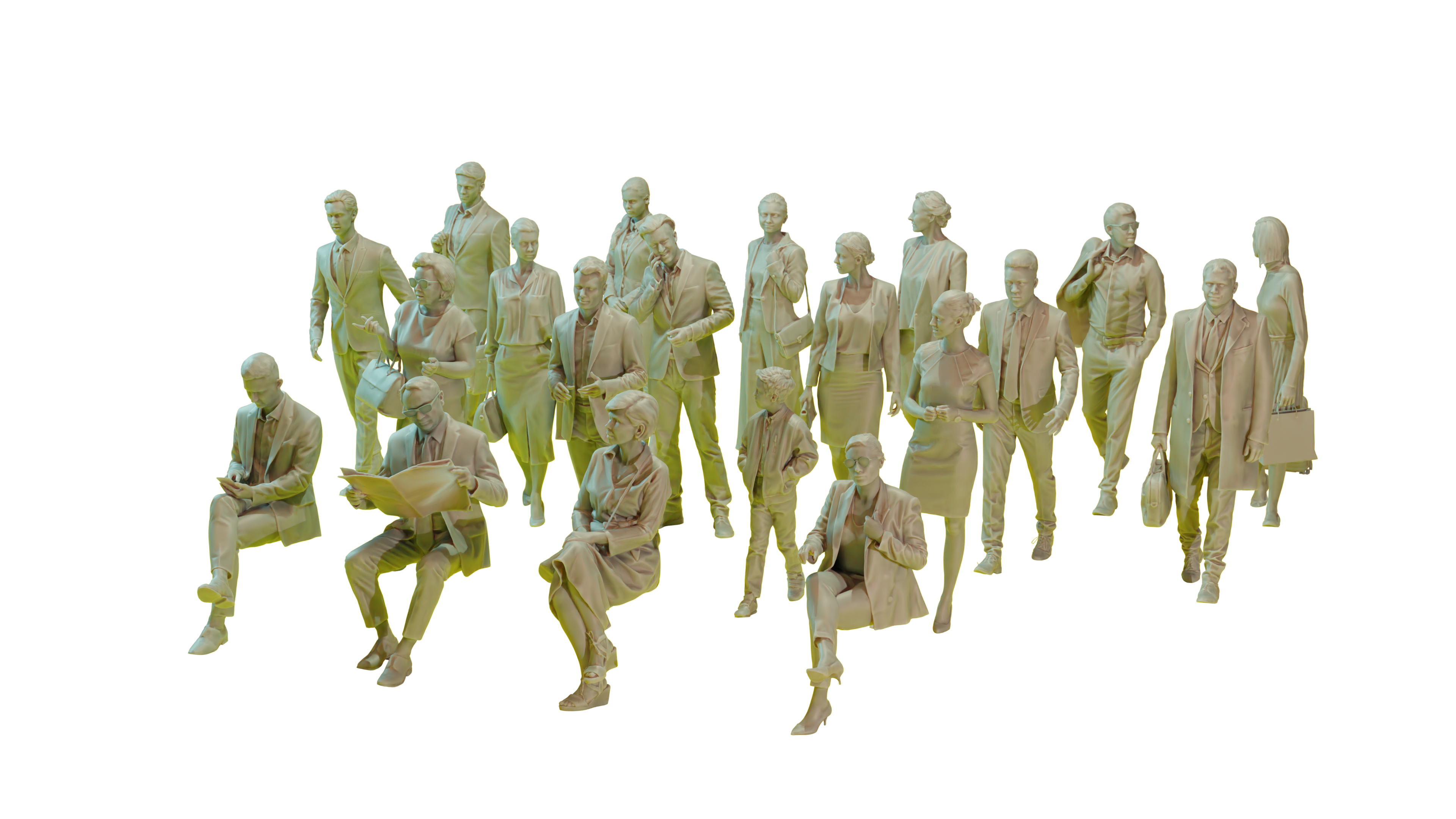 AM14442 Набор фигурок Neo «Пассажиры» 20 шт Arma Models