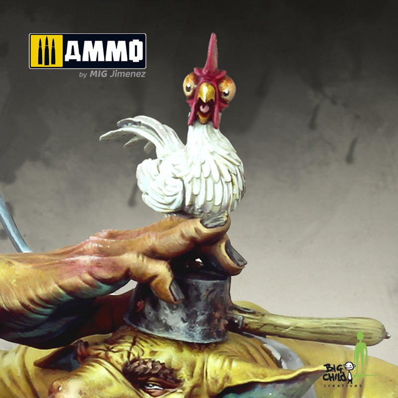 BCBSBU0004 Бюст Ugg the Chicken Quest BIG CHILD