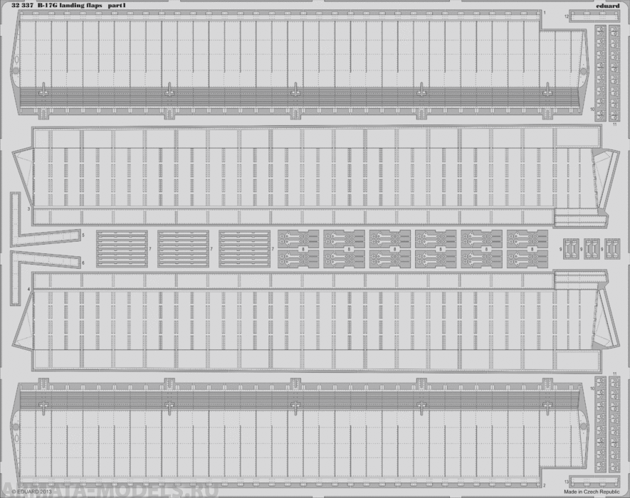 32337ED B-17G закрылки 
