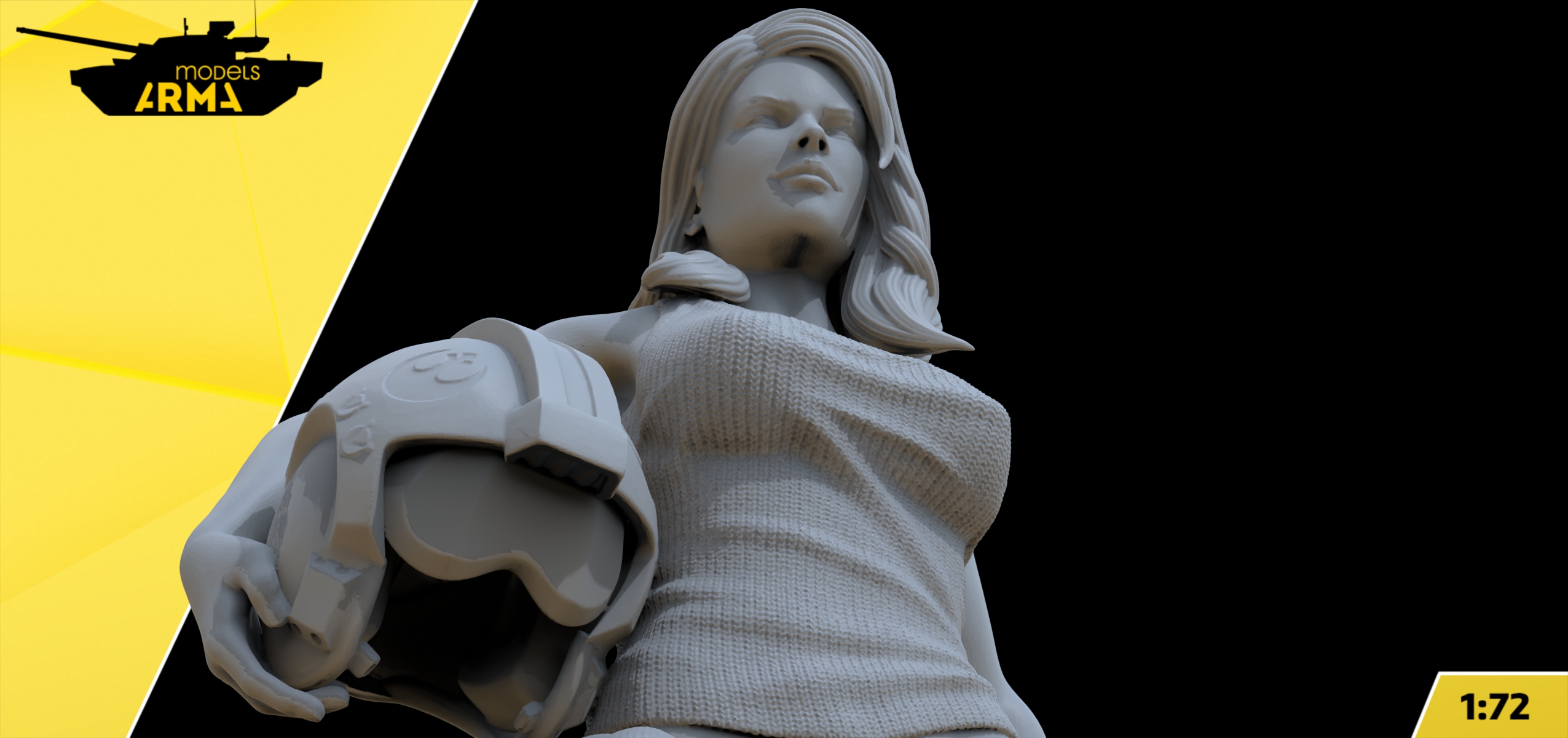 AM72466 Фигура летчица повстанца Arma Models