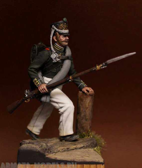 CHM-54173(M). Матрос Морского Гвардейского экипажа, Россия 1812-17 гг. 54 мм. Материал - белый металл. Chronos Miniatures