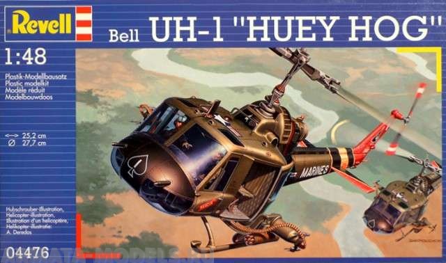 04476 Вертолет Bell UH-1C/B Huey Hog Revell