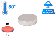 1212220MG Неодимовый магнит диск 10х2.5 мм