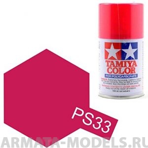 86033T Краска для поликарбоната PS-33 Cherry Red