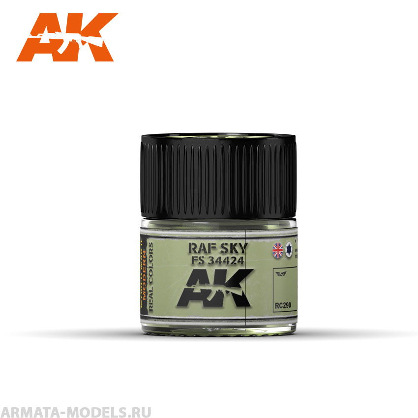 RC290 Краска Real Colors RAF SKY / FS 34424 - 10ml