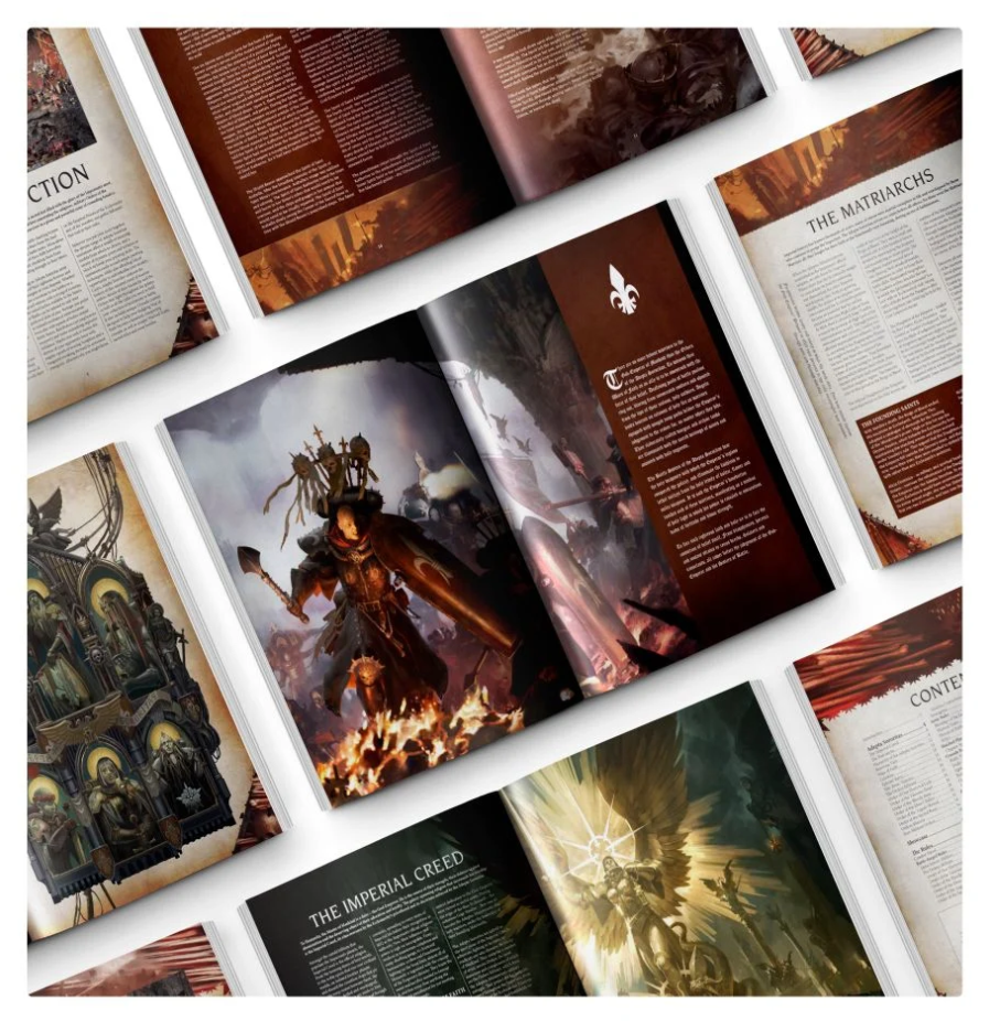 52-01GW Книга правил Кодекс Адепта Сороритас (англ.) (Codex Adepta Sororitas (HB, Eng))