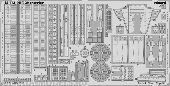 48772ED MiG-29 Fulcrum exterior