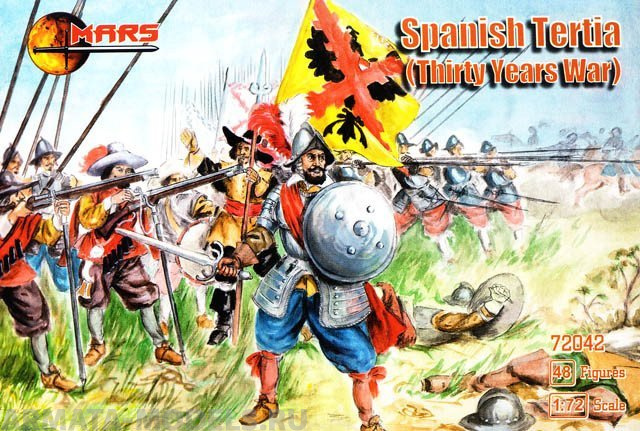 72042MR Фигуры Spanish Tertia (Thirty Years War) 1/72 Mars Mars