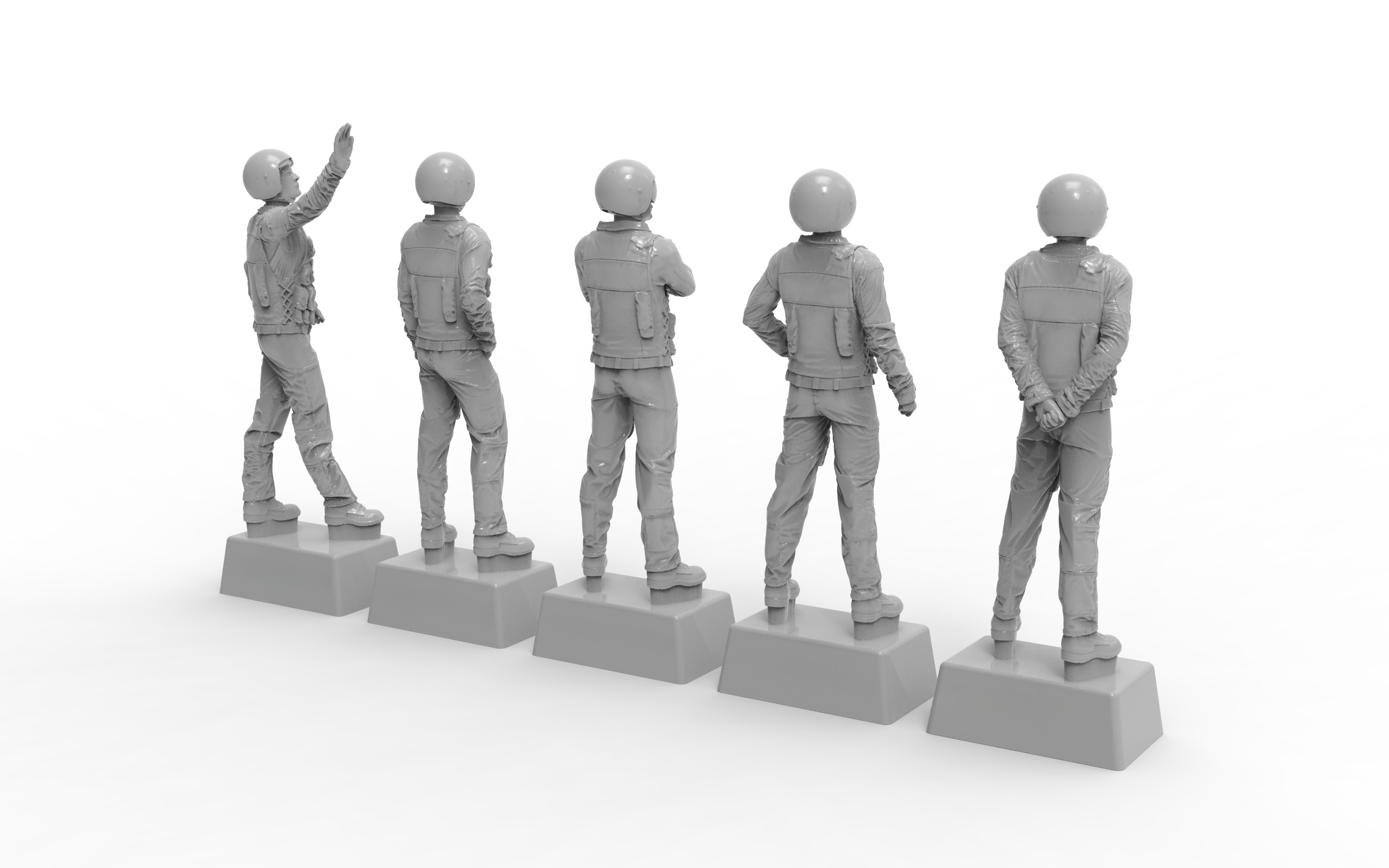 48524-1TMP Пилоты ВКС РФ набор №7 Temp Models