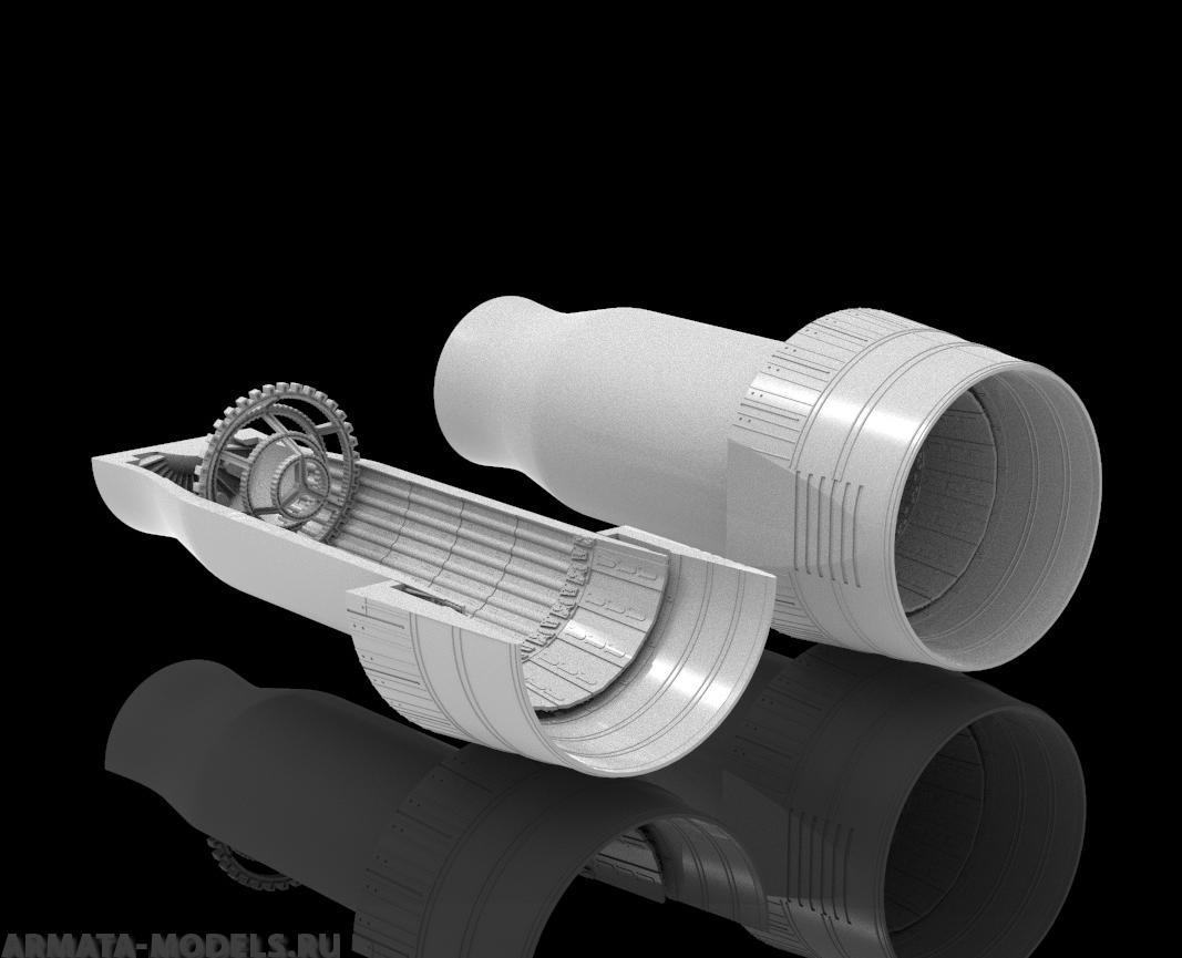 AM7246 Сопла Д-30Ф6 для модели Миг-31 от Звезда