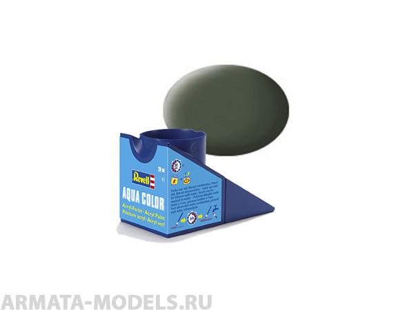 36165 Аква-краска бронзово-зеленая матовая