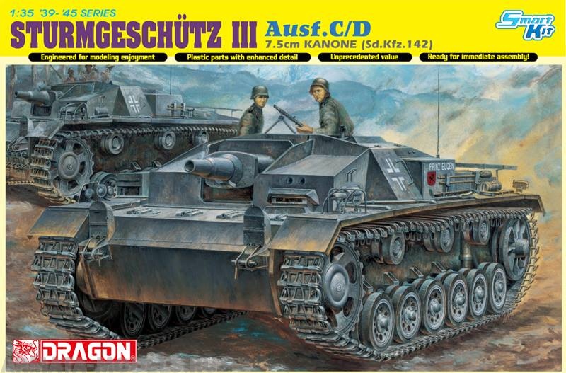 6851Д  САМОХОДКА STURMGESCHUTZ Sd.Kfz.142 Ausf.C/D Dragon