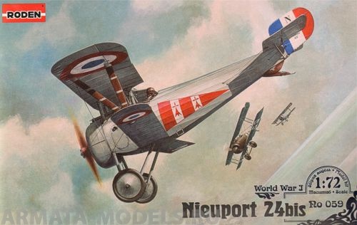 Rod060 Самолёт Nieuport 24 Roden